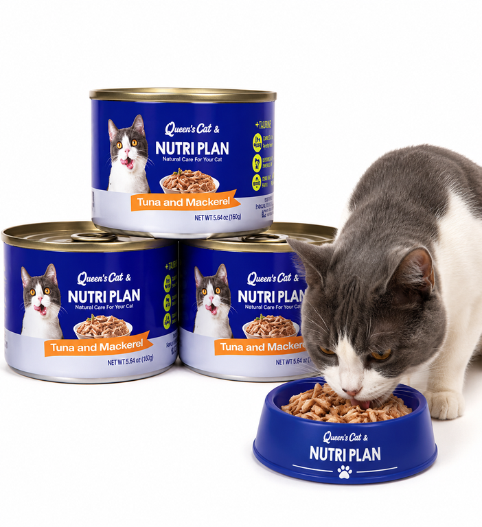 QUEEN'S CAT NUTRIPLAN (MACKEREL) 160G