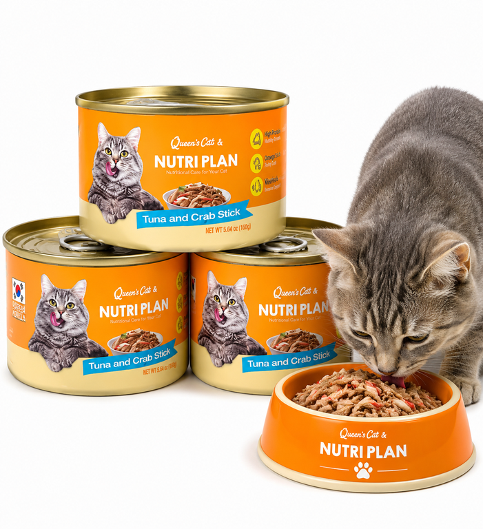 QUEEN'S CAT NUTRIPLAN (CRAB STICK) 160G
