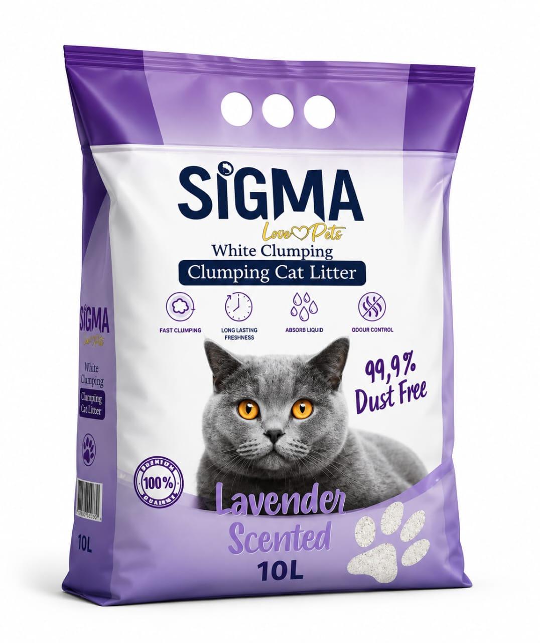 SIGMA LITTER SAND (LAVENDER) 10L