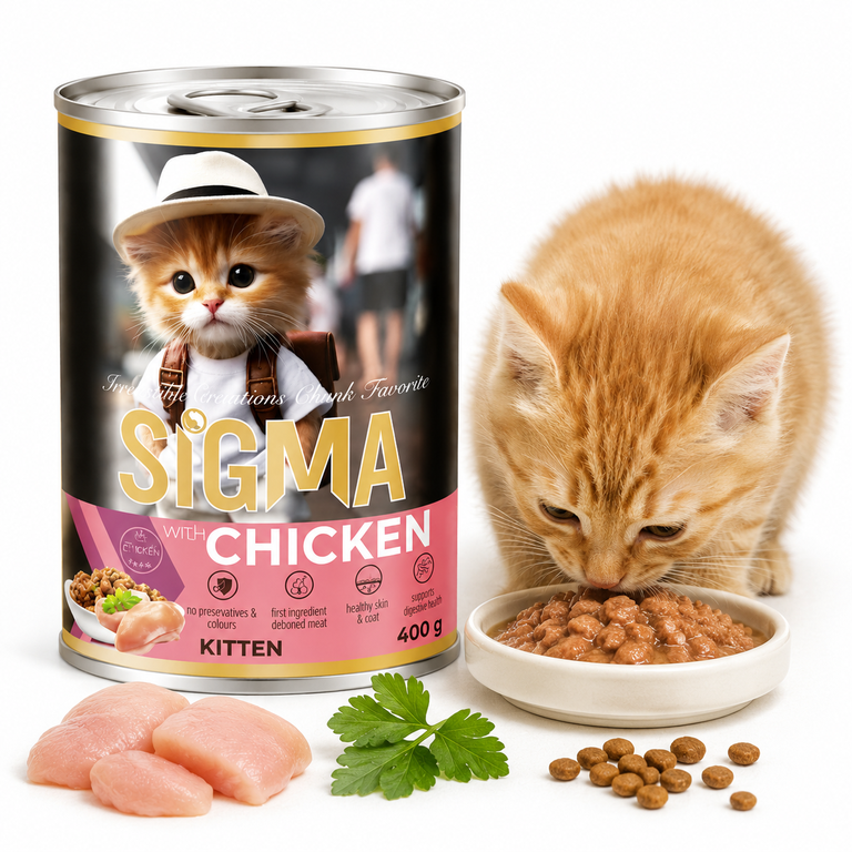 SIGMA CAN KITTEN (CHICKEN) 400G