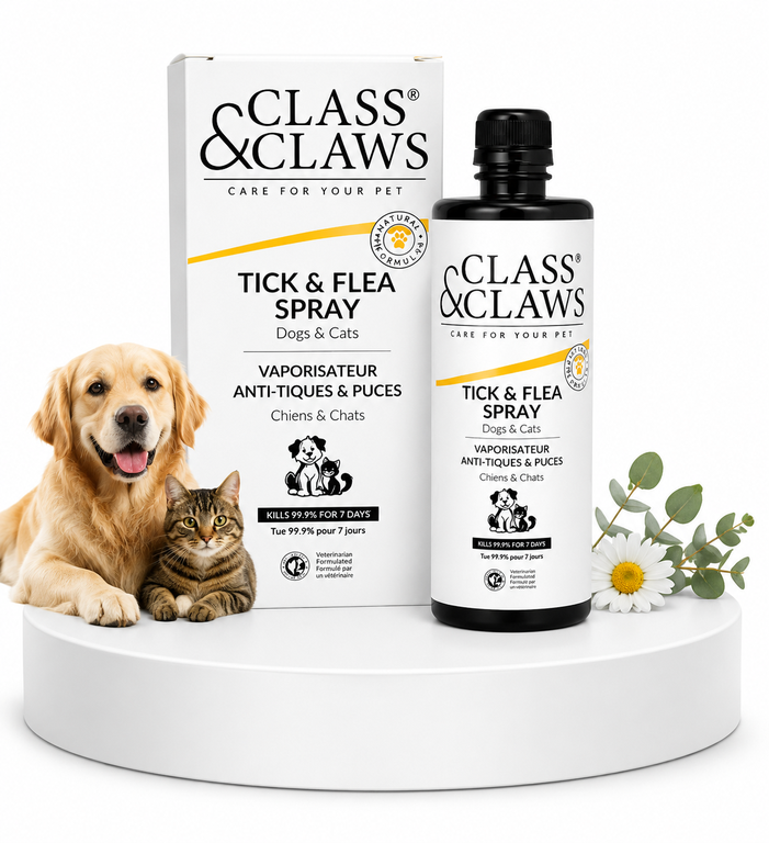 CLASS & CLAWS TICK&FLEA SPRAY 500ML